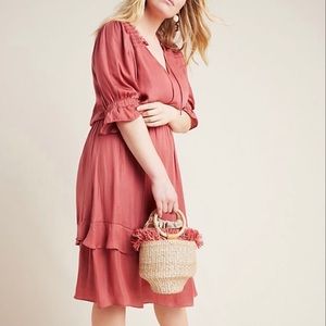 Dusty pink Anthropologie Dress